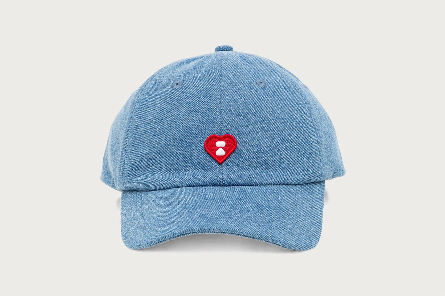 BAPE HEART LOGO DENIM CAP