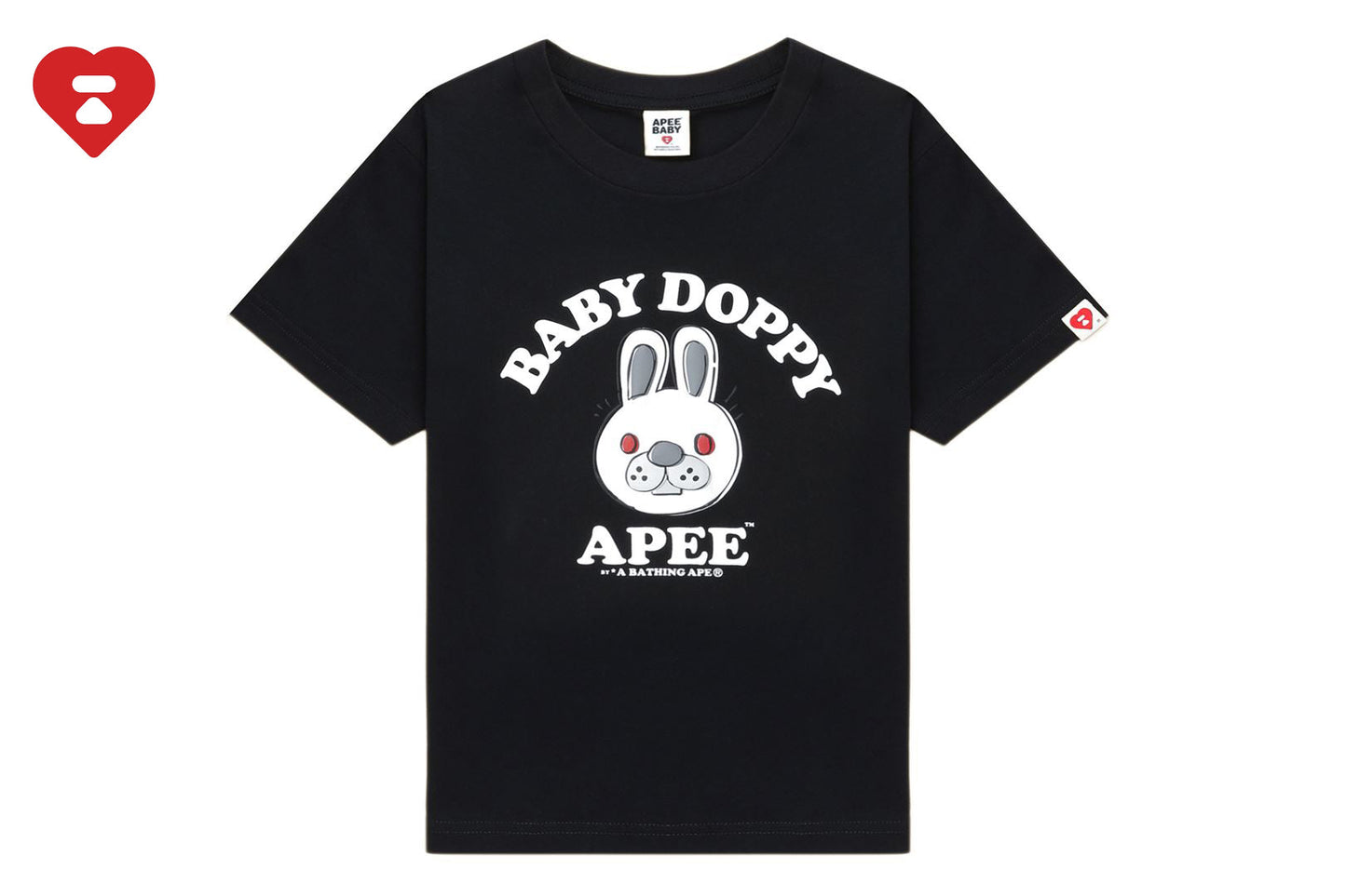 BAPE BABY DOPPY PRINTED CROP TEE