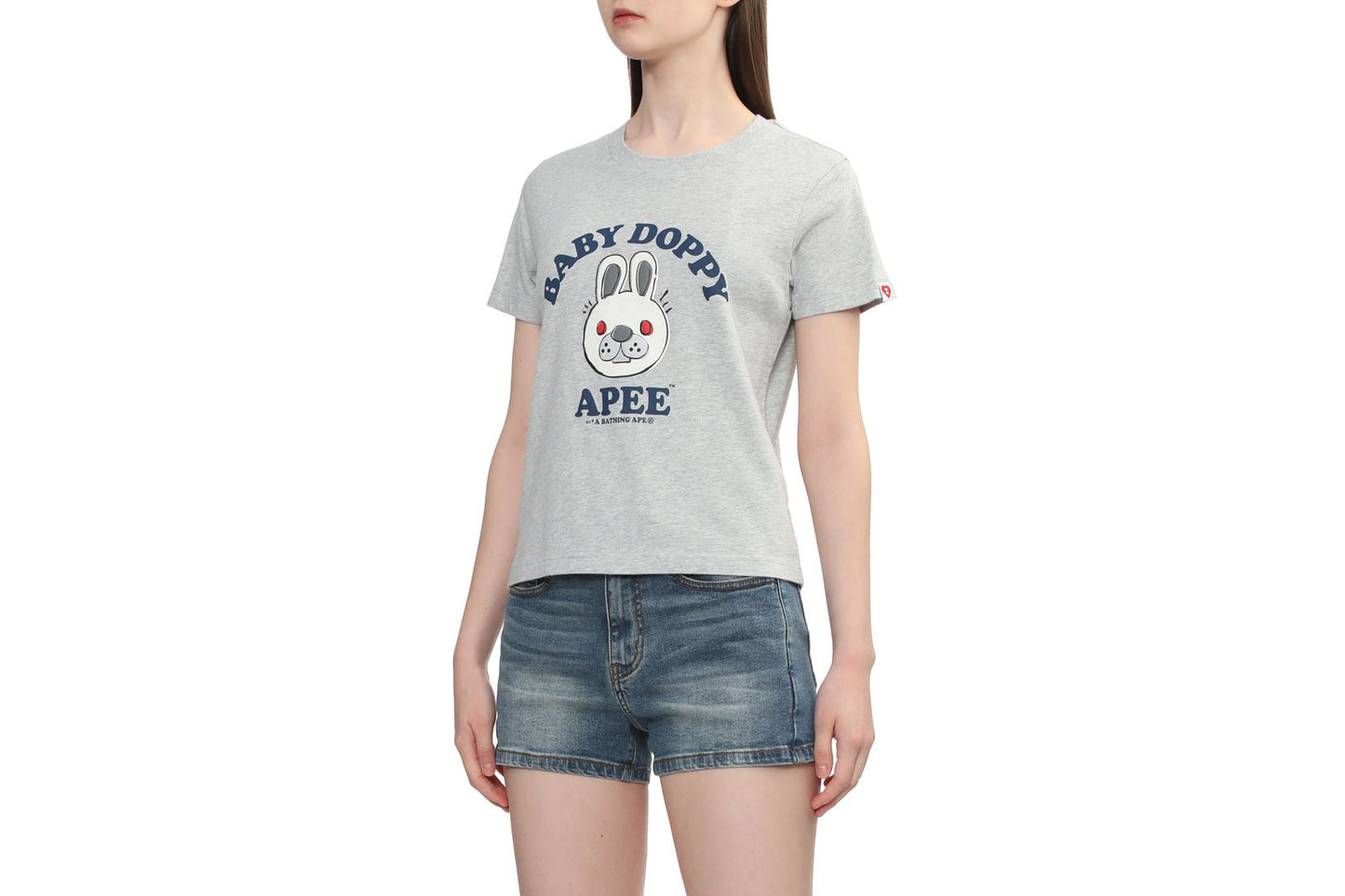 BAPE BABY DOPPY PRINTED CROP TEE