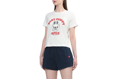 BAPE BABY DOPPY PRINTED CROP TEE