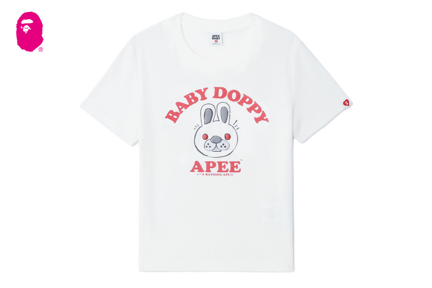 BAPE BABY DOPPY PRINTED CROP TEE