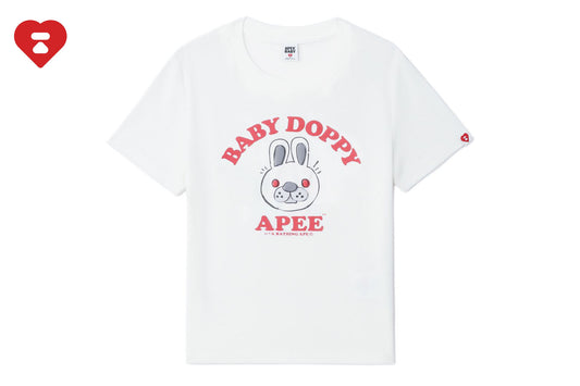 BAPE BABY DOPPY PRINTED CROP TEE