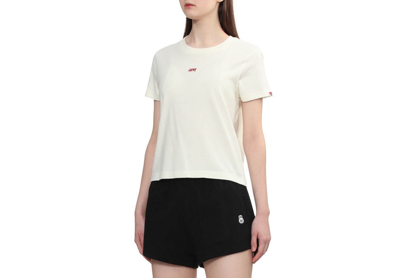 BAPE APEE BADGE CROP TEE
