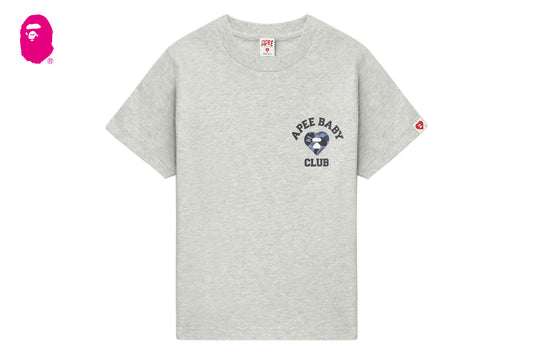 BAPE CAMO HEART CHEST PRINT CROP TEE