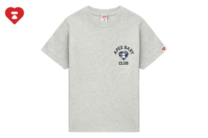 BAPE CAMO HEART CHEST PRINT CROP TEE