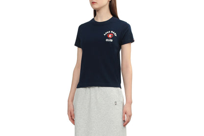 BAPE CAMO HEART CHEST PRINT CROP TEE