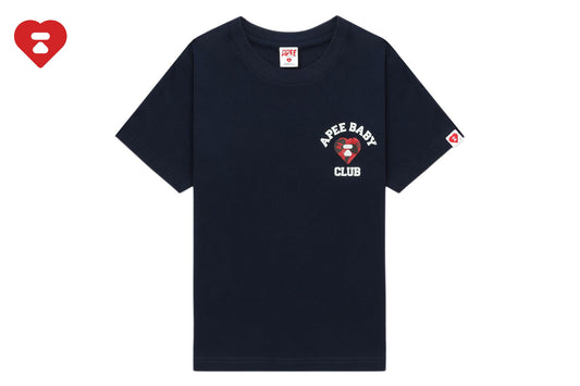 BAPE CAMO HEART CHEST PRINT CROP TEE