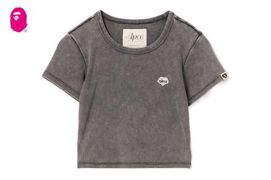 BAPE WASHED RIBBED TEE