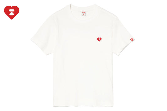 BAPE HEART BADGE TEE