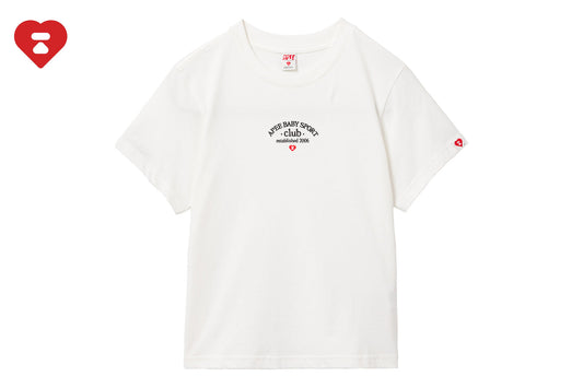 BAPE APEE BABY 刺繡短版T恤