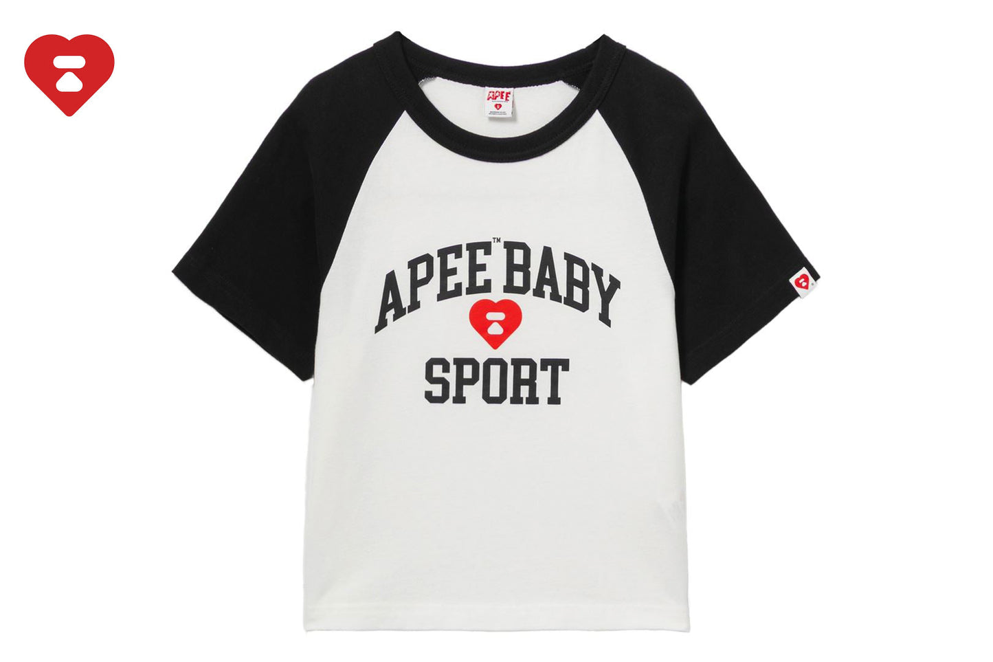 BAPE APEE BABY PRINT RAGLAN TEE