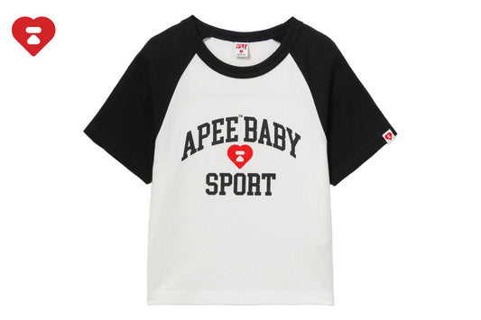 BAPE APEE BABY PRINT RAGLAN TEE