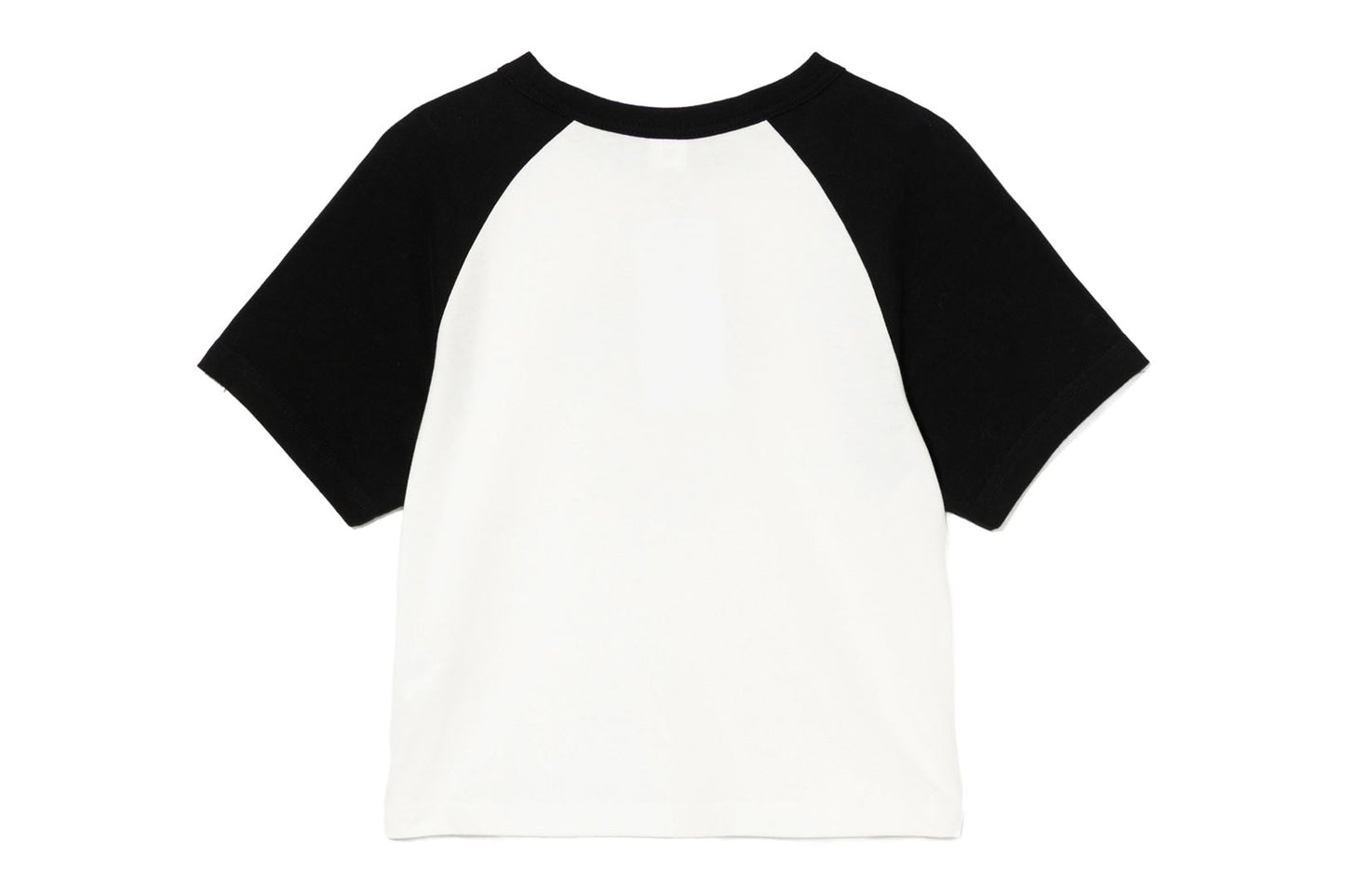 BAPE MILO PD PRINTED RAGLAN CROP TEE
