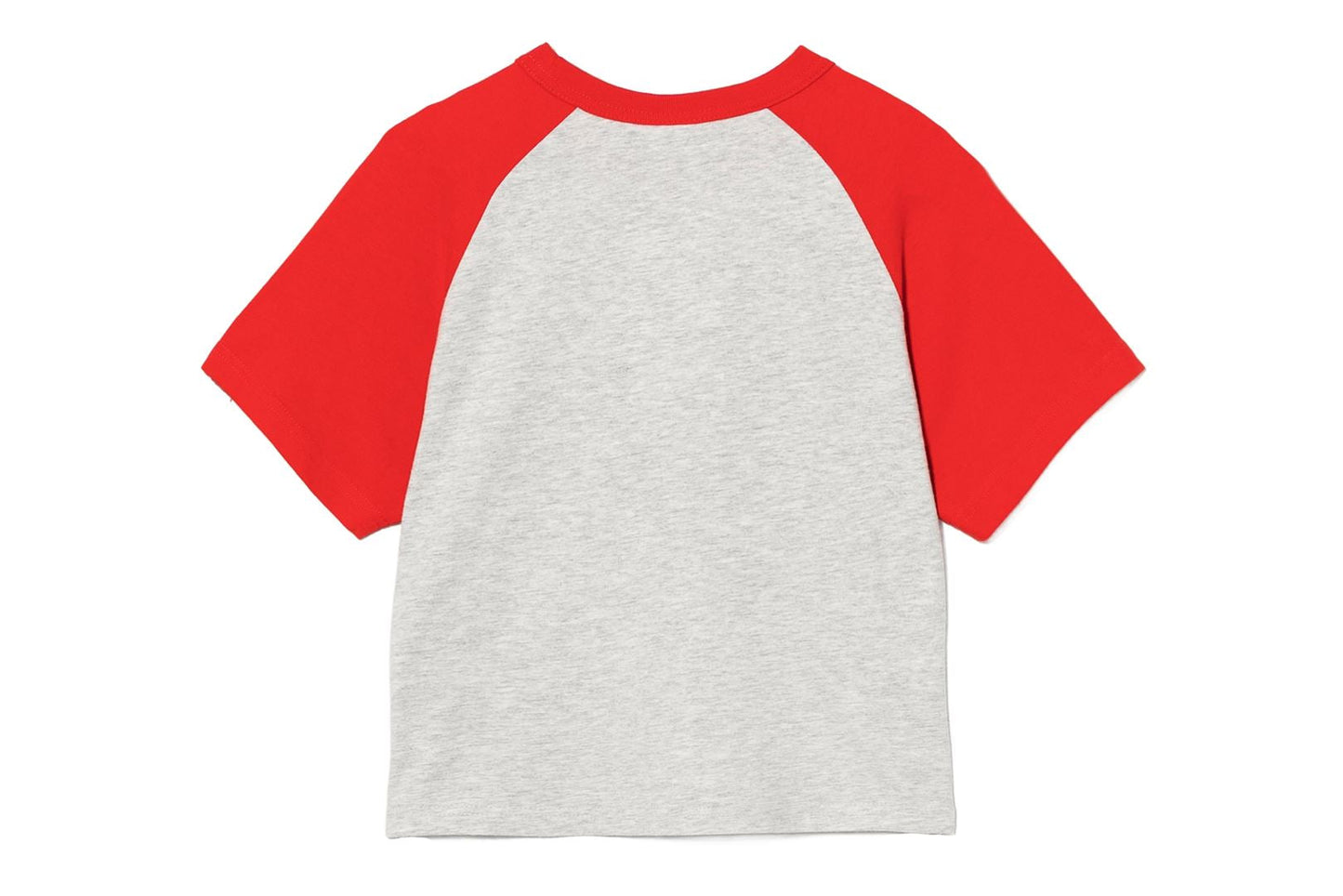 BAPE MILO PD PRINTED RAGLAN CROP TEE