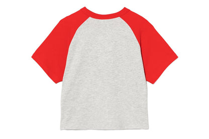 BAPE MILO PD PRINTED RAGLAN CROP TEE