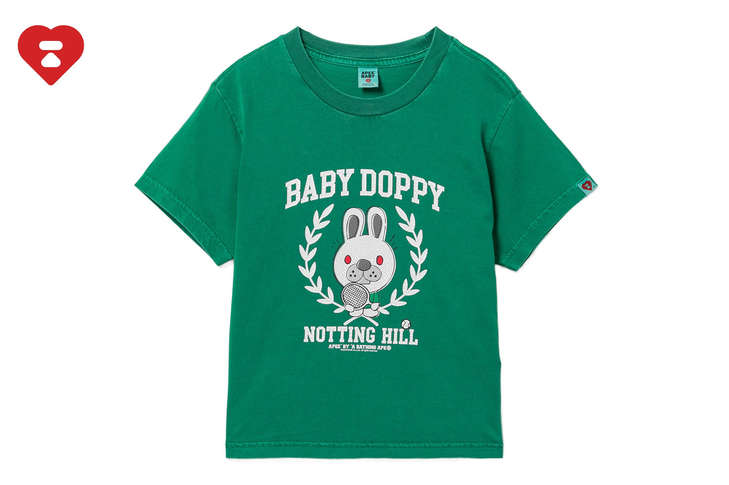 BAPE BABY DOPPY PRINTED PIGMENT DYE TEE