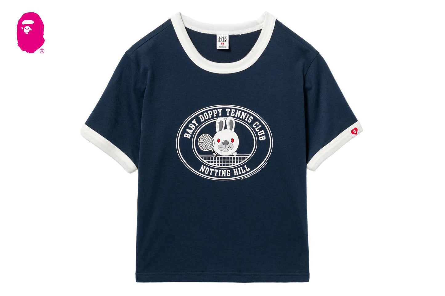 BAPE BABY DOPPY 印花圓領短版T恤