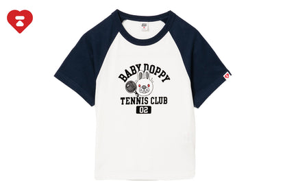 BAPE BABY DOPPY 印花拉格蘭短版T恤