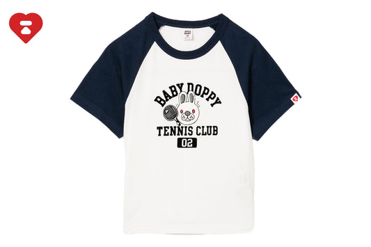 BAPE BABY DOPPY 印花拉格蘭短版T恤
