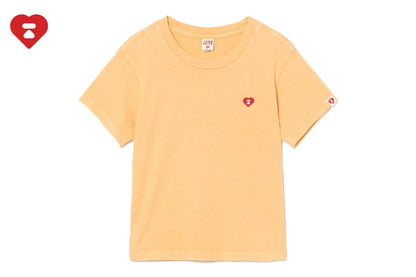 BAPE HEART BADGE CROP TEE #2