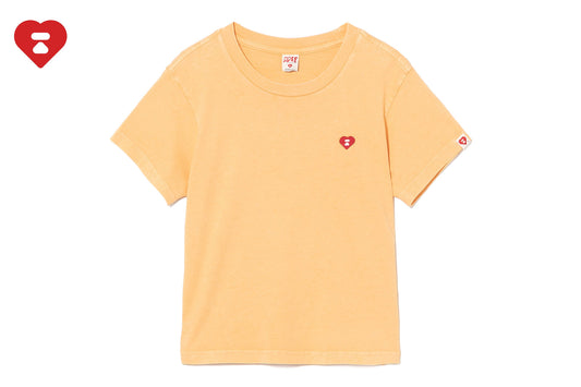 BAPE HEART BADGE CROP TEE #2
