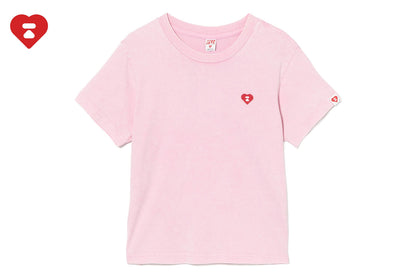 BAPE HEART BADGE CROP TEE #2