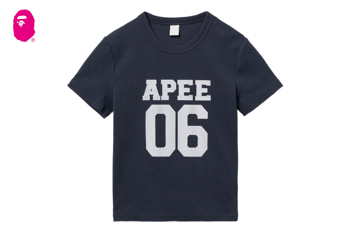 BAPE APEE 06 PRINT CROP TEE