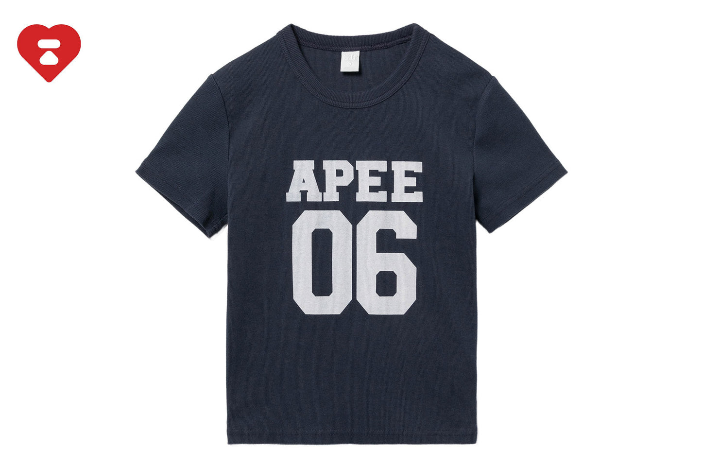 BAPE APEE 06 PRINT CROP TEE