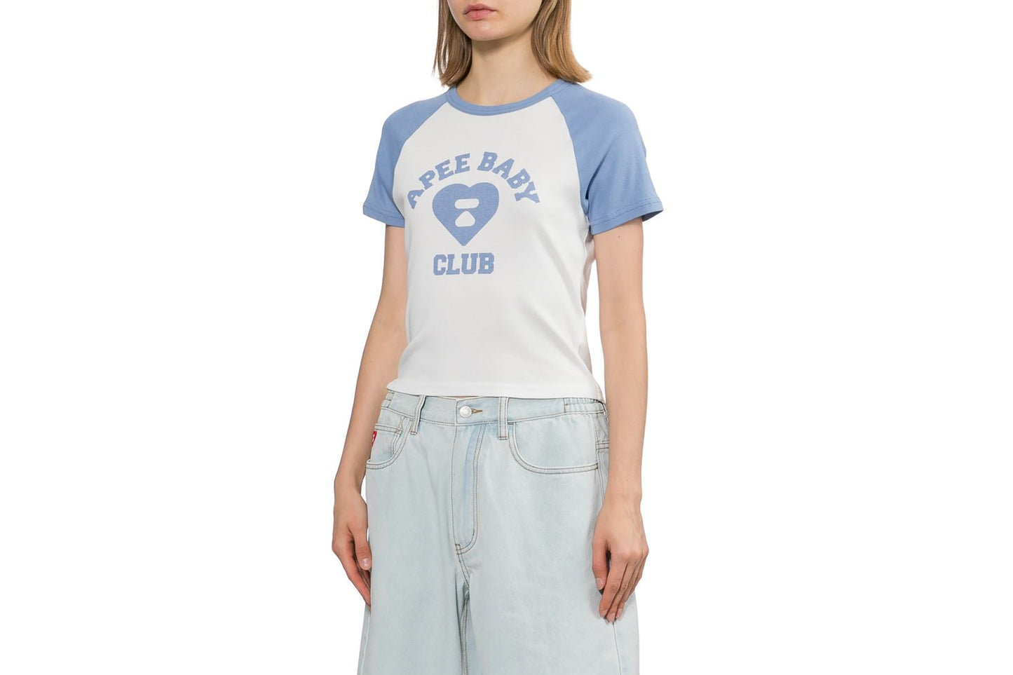 BAPE APEE PRINT RAGLAN TEE