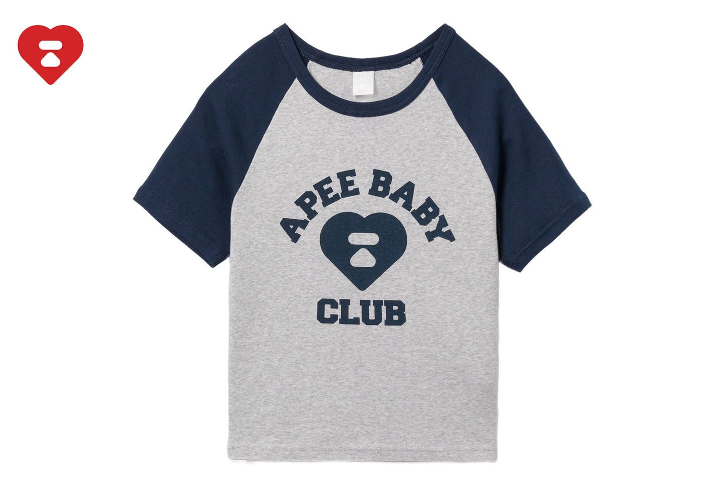 BAPE APEE PRINT RAGLAN TEE