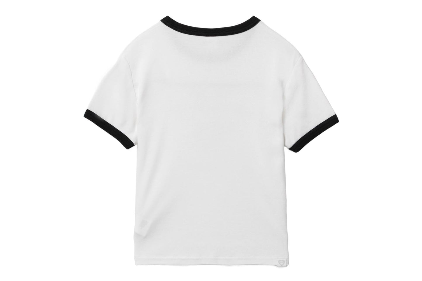 BAPE PRINT CROP RINGER TEE