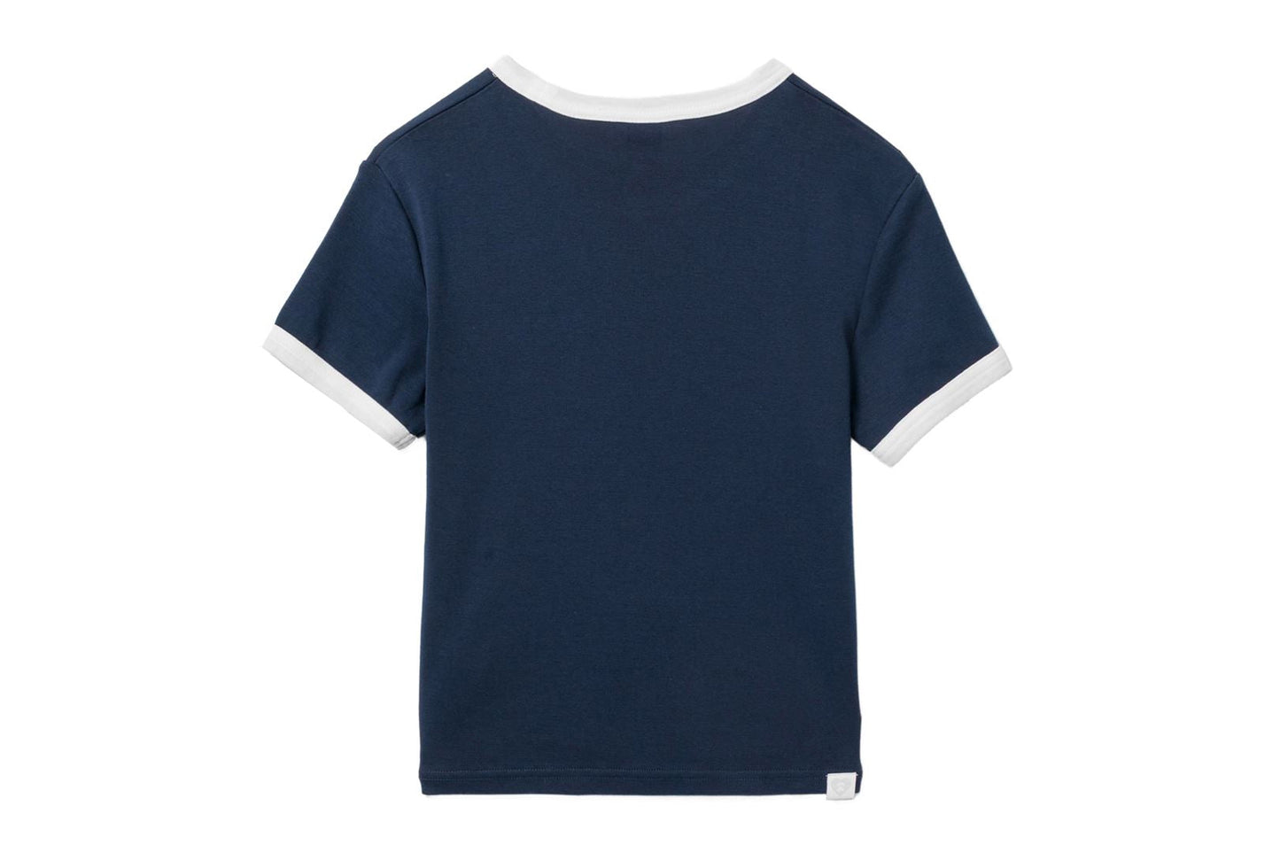 BAPE PRINT CROP RINGER TEE
