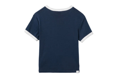 BAPE PRINT CROP RINGER TEE