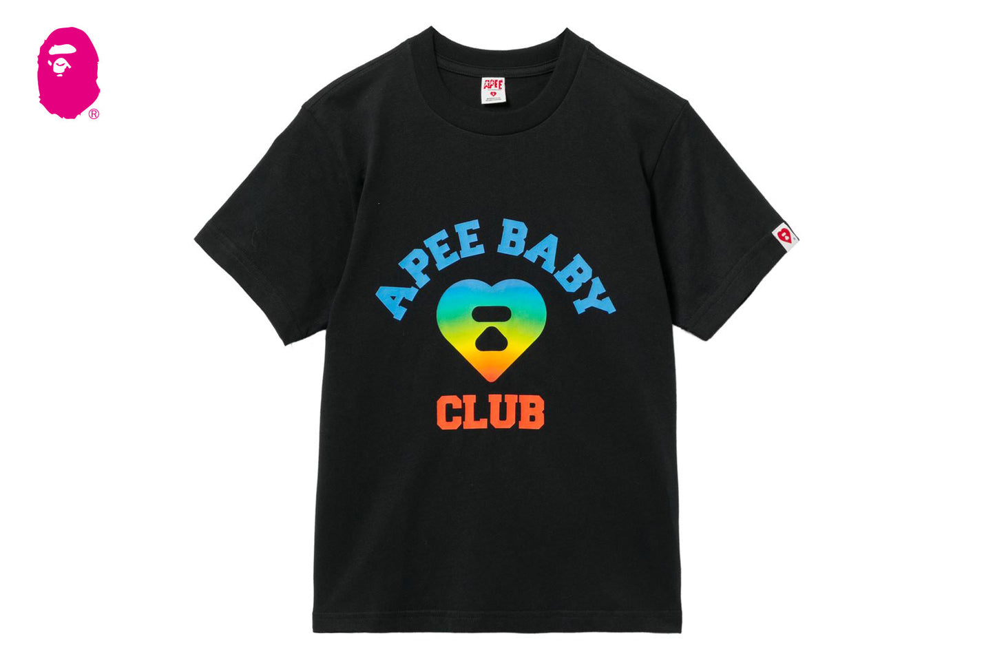 BAPE 彩虹 APEE 嬰兒印花 T 恤