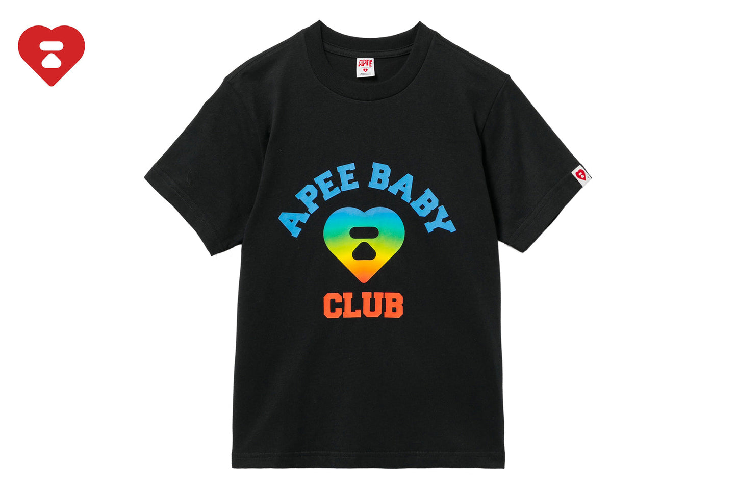 BAPE 彩虹 APEE 嬰兒印花 T 恤