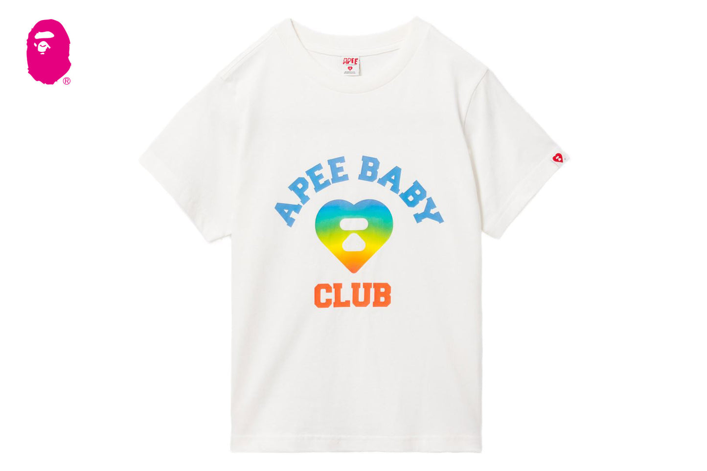BAPE 彩虹 APEE 嬰兒印花 T 恤