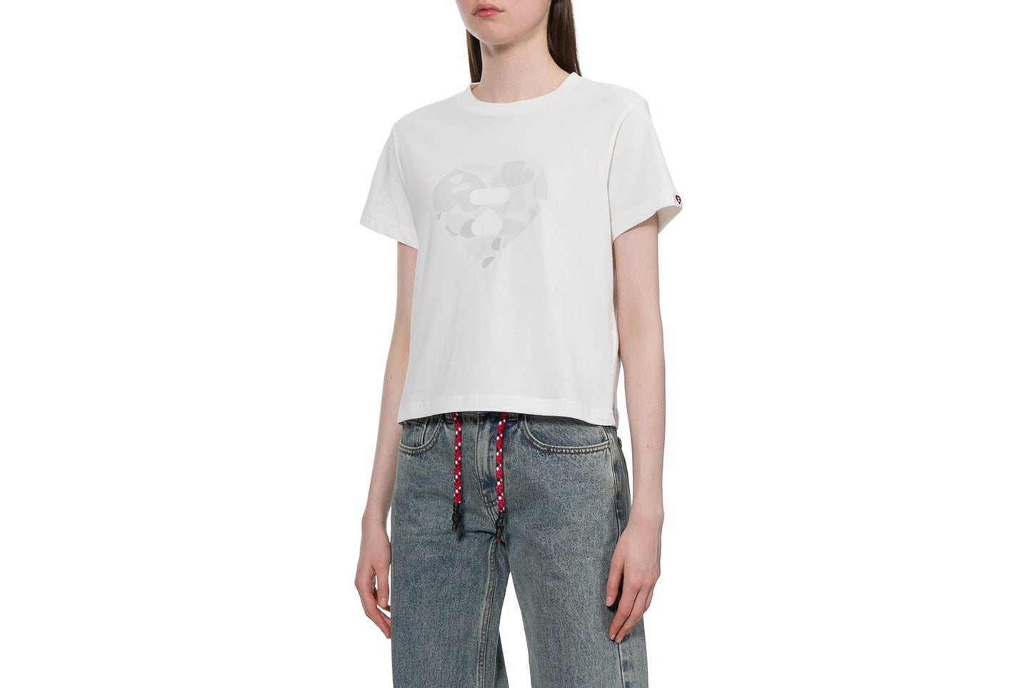 BAPE CAMO HEART PRINTED TEE #1