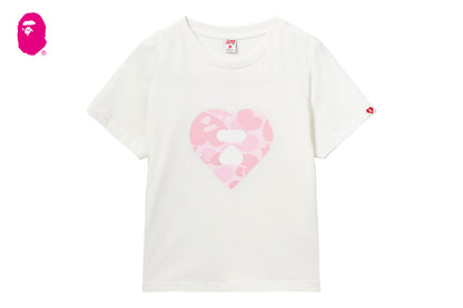BAPE CAMO HEART PRINTED TEE #1