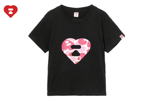 BAPE CAMO HEART PRINTED TEE #2