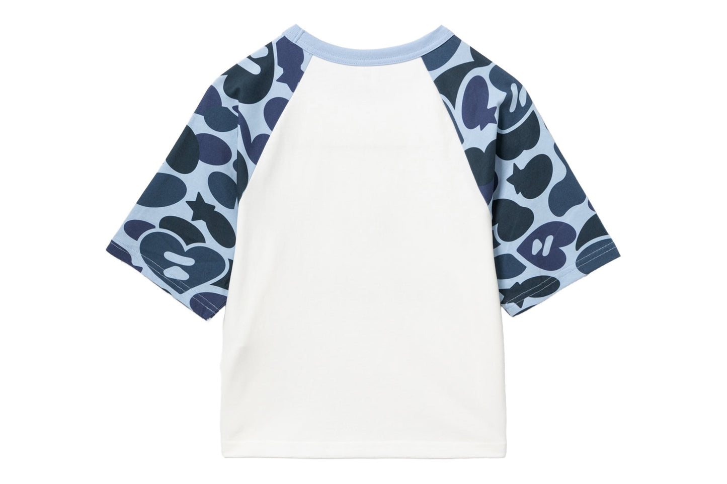 BAPE CAMO SLEEVES RAGLAN TEE