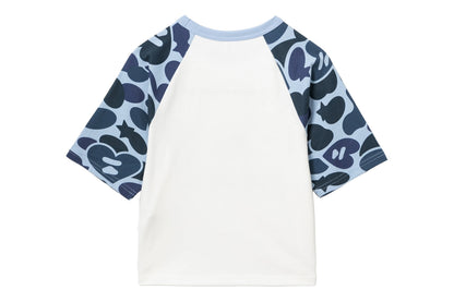 BAPE CAMO SLEEVES RAGLAN TEE