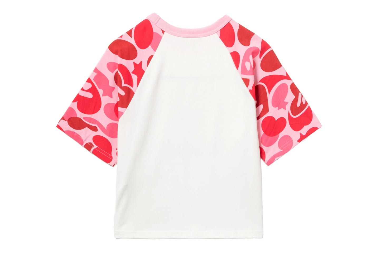BAPE CAMO SLEEVES RAGLAN TEE