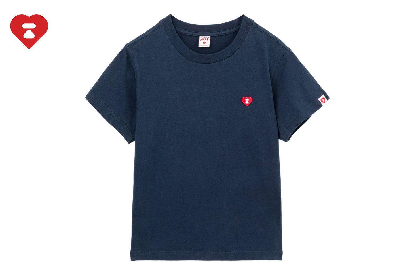 BAPE 心形徽章T恤 #3