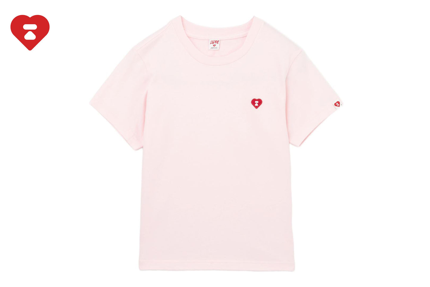 BAPE 心形徽章T恤 #3