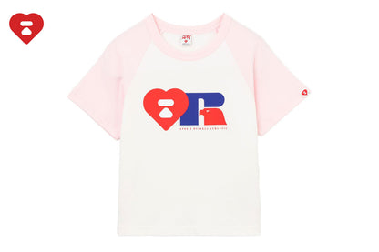 BAPE APEE X RUSSELL 拉格蘭袖T恤