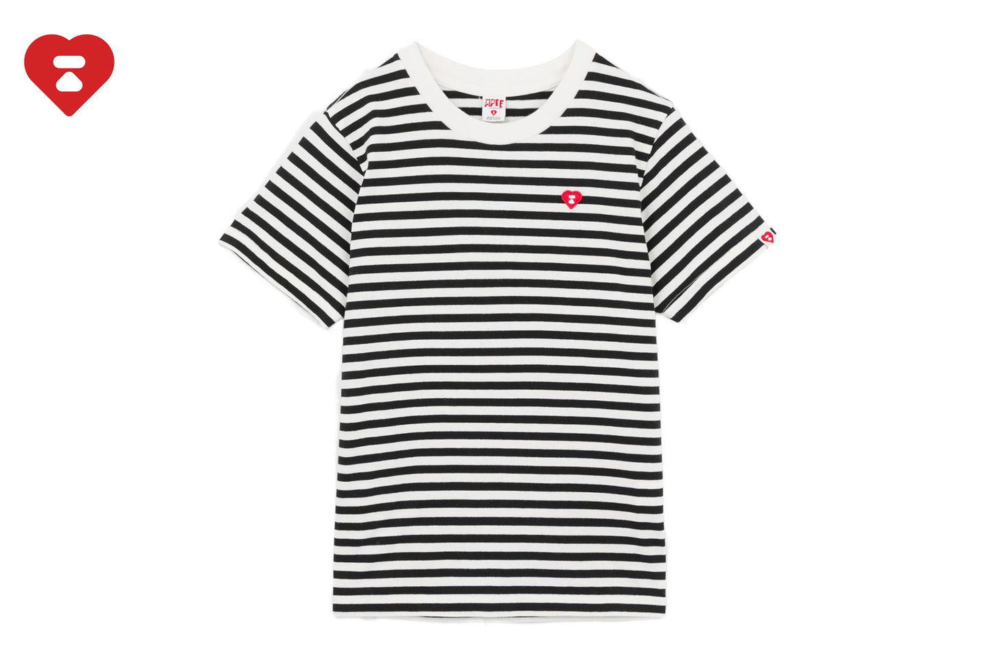 BAPE APEE STRIPED TEE #1