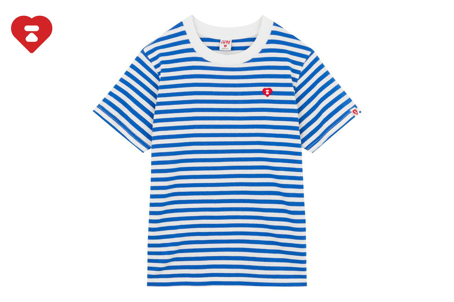 BAPE APEE STRIPED TEE #1