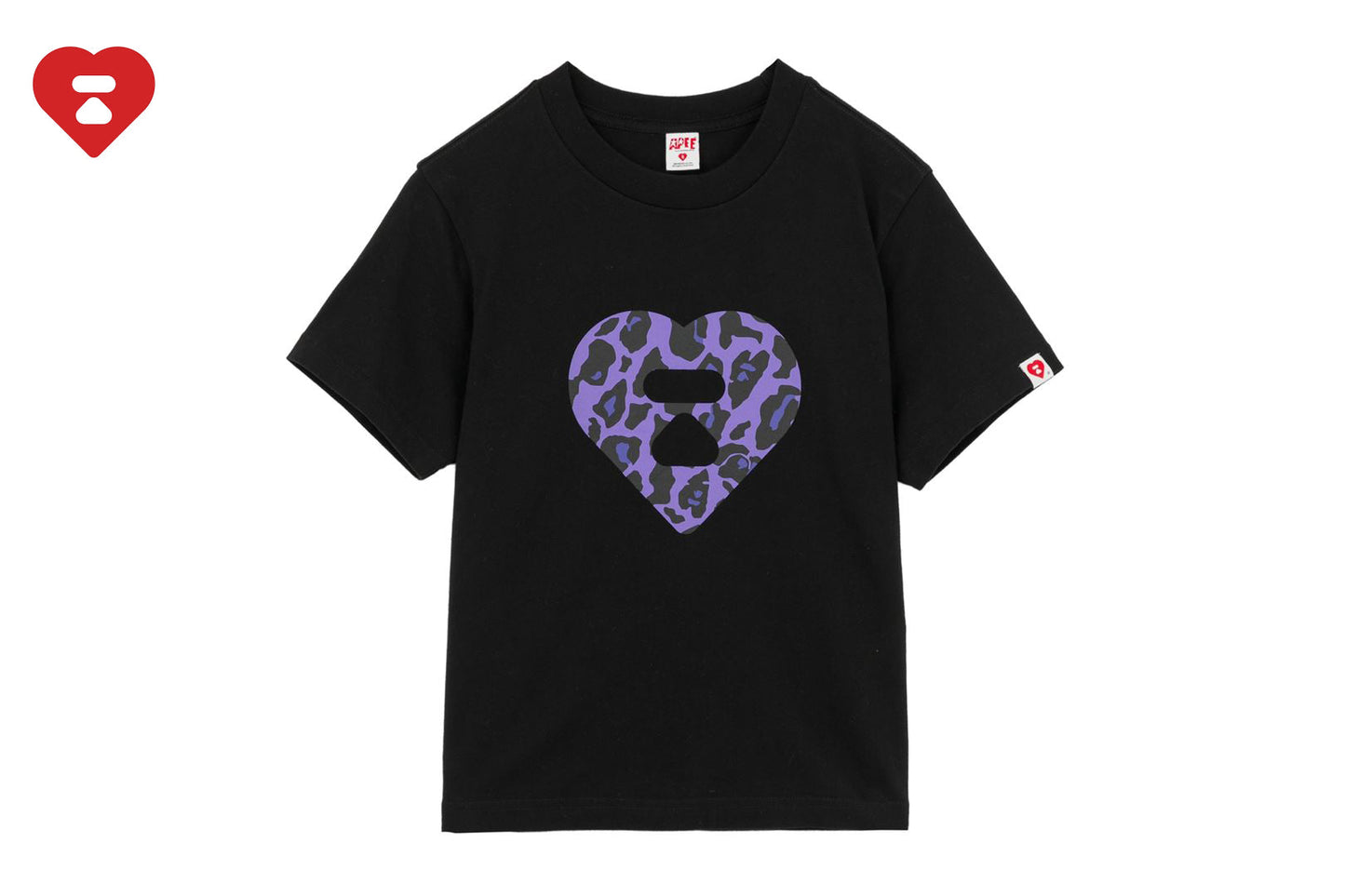 BAPE 豹紋印花T恤