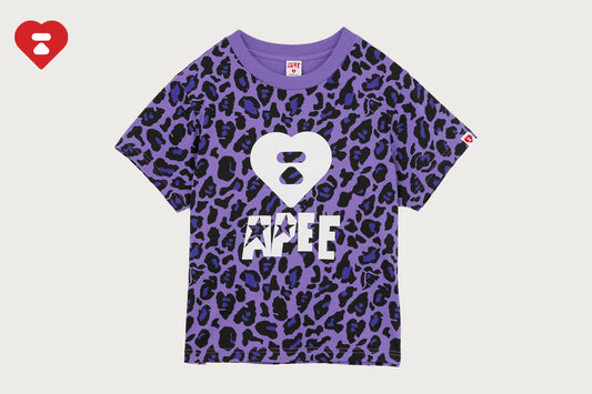 BAPE APEE PATTERN PRINTED TEE #1