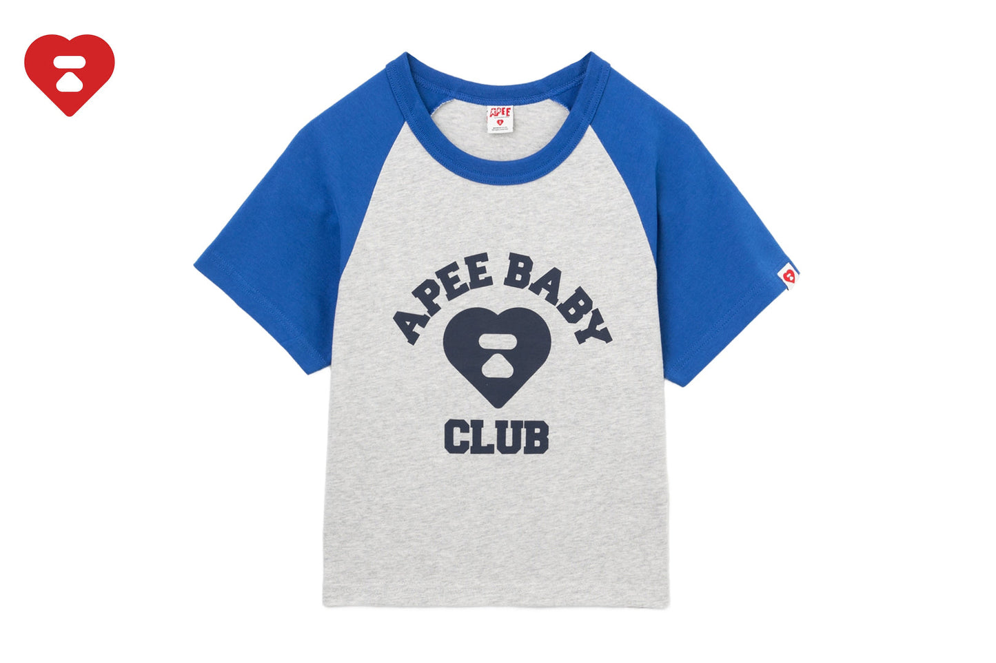 BAPE APEE BABY PRINT RAGLAN TEE